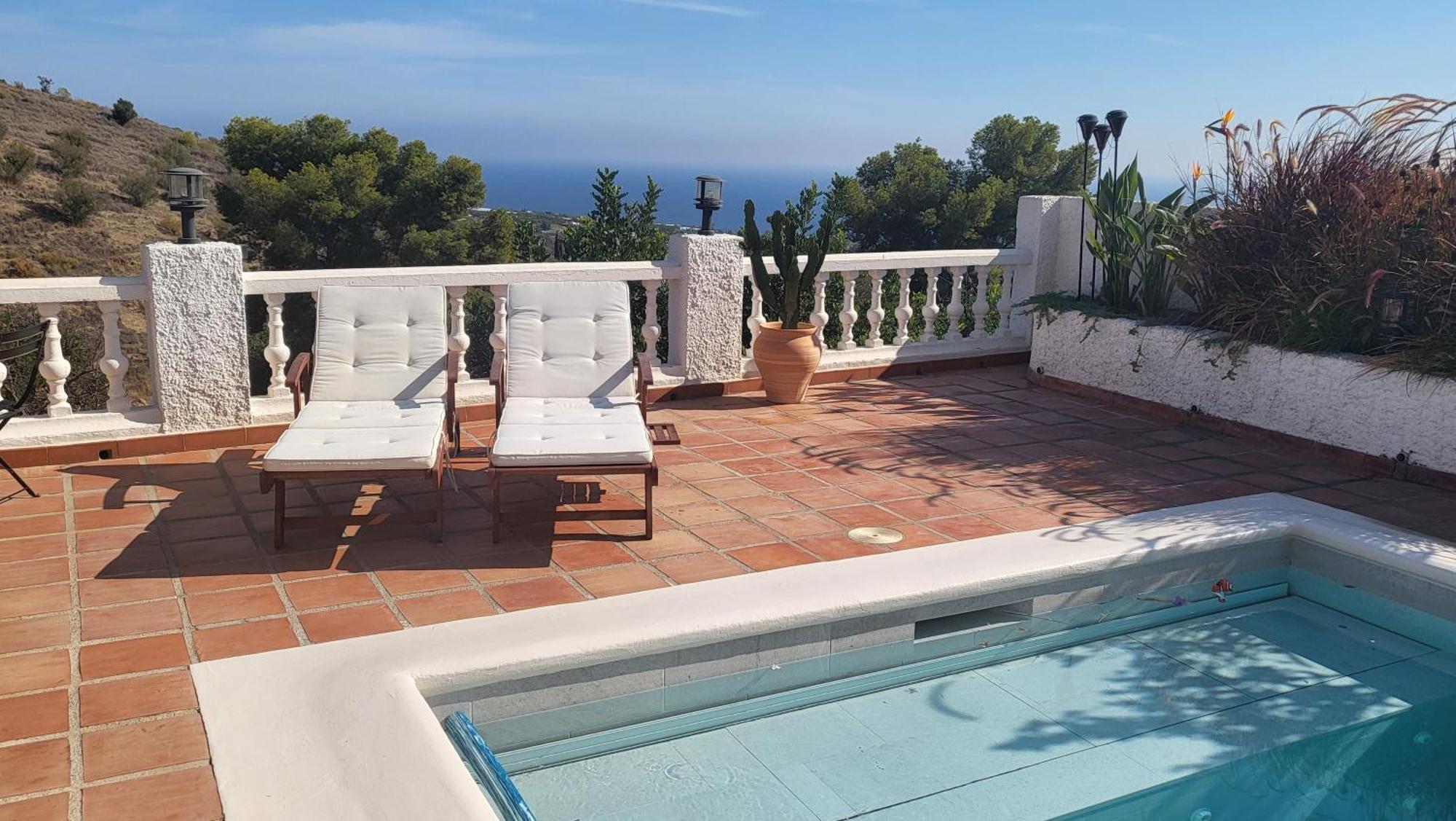 Romantic White Villa -Private Pool Nerja Eksteriør billede